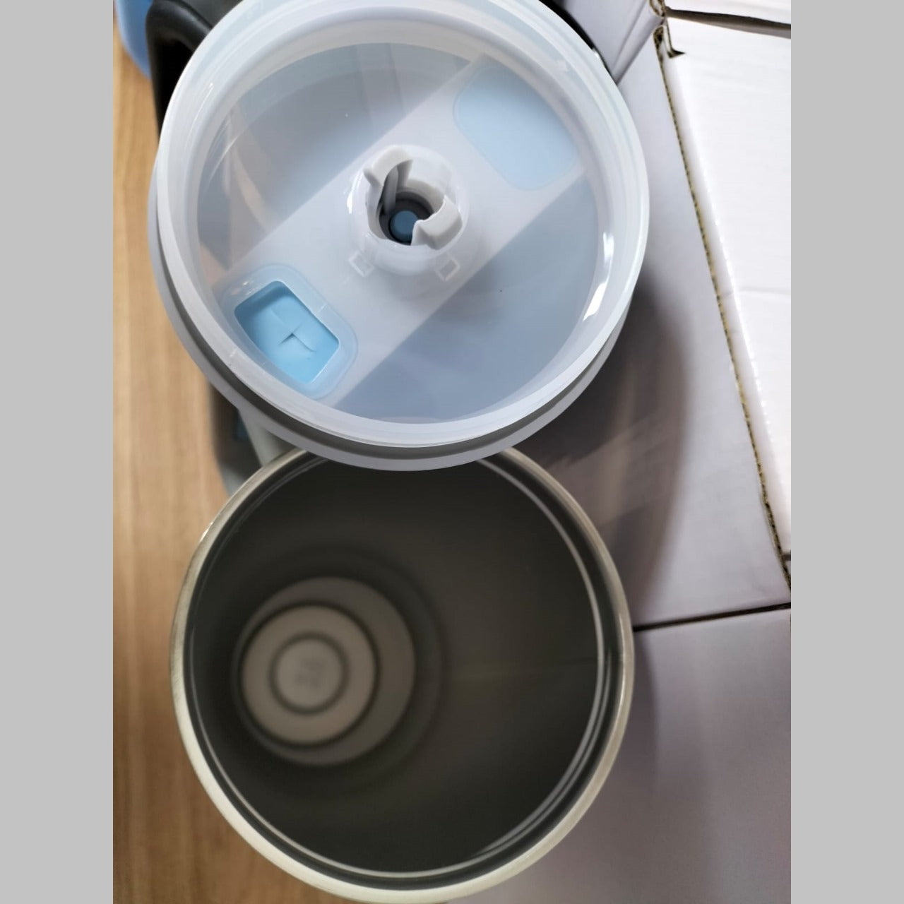Vaso termo acero inoxidable.