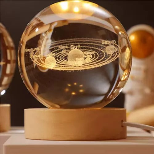 Lámpara de cristal bola