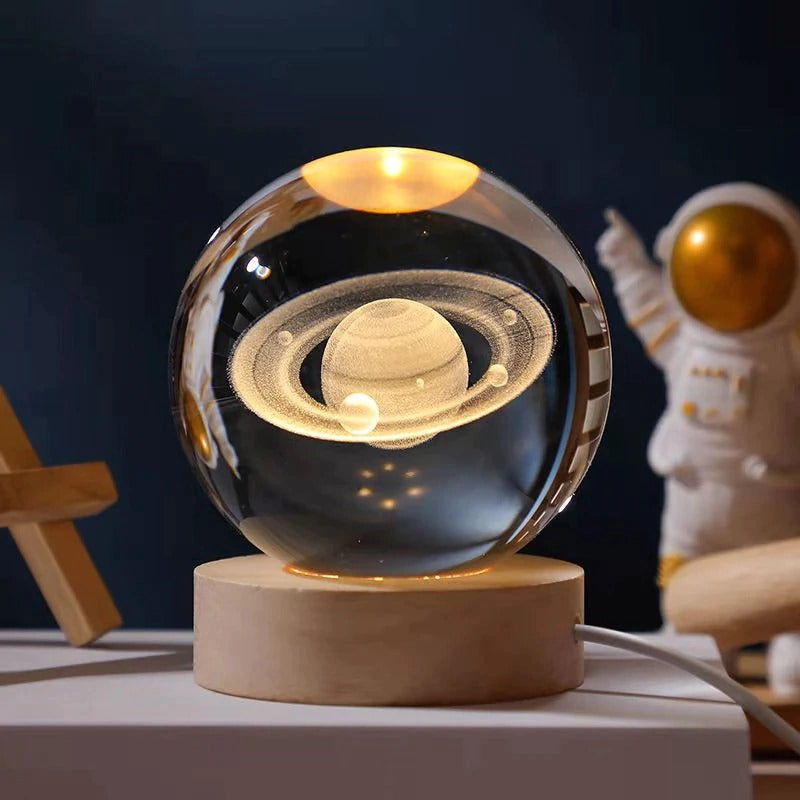 Lámpara de cristal bola