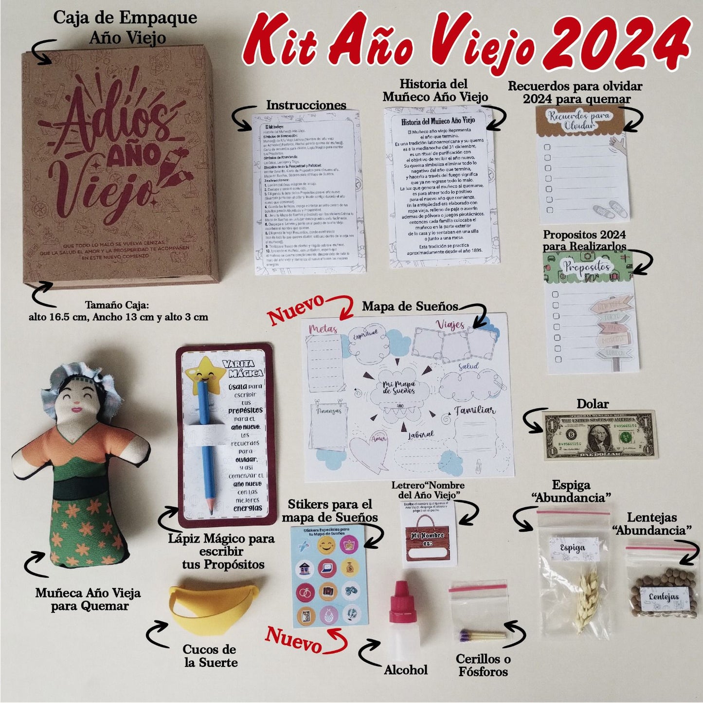 KIT AÑO VIEJO 2024